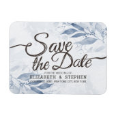 Blauwe Waterverf verlaat de buitenaardse bruiloft  Magneet (Horizontaal)