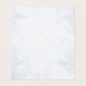 Blauwe Waterverf verlaat het nummer van de weduwta Kaart (Binnenkant ongevouwen)