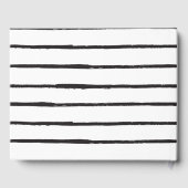 Blauwe waterverf vlinders bruiloft gastenboek (Achterkant)