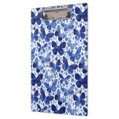 Blauwe Waterverf voor vlinder Klembord (Links)