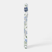 Blauwe Waterverf Wilde Bloem iPhone 16 Hoesje (Rechterkant)