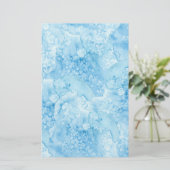 Blauwe Waterverf Zee Life Artisan Soap Wrap (Staand voorkant)