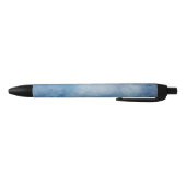 Blauwe Waterverf Zwarte Inkt Pen (Bodem)