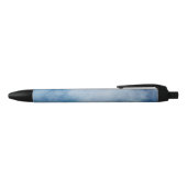 Blauwe Waterverf Zwarte Inkt Pen (Bovenkant)