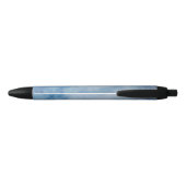 Blauwe Waterverf Zwarte Inkt Pen (Achterkant)