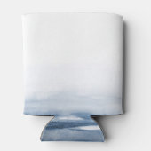 Blauwe watervlek op het meer | Gepersonaliseerde P Blikjeskoeler (Achterkant)