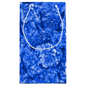 Blauwe waterzak klein cadeauzakje (Achterkant)