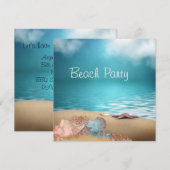 Blauwe waterzee-eend kaart (Voorkant / Achterkant)