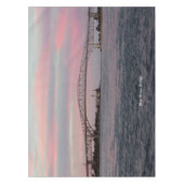 Blauwe wattenstaafje tafelkleed (Voorkant)