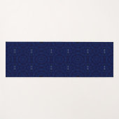 Blauwe weduwe, spiegelvormig design aangepaste yog yogamat (Voorkant (horizontaal))