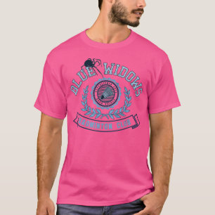 Blauwe weduwen T T-shirt