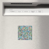 Blauwe weide magneet (Insitu (Vaatwasser))