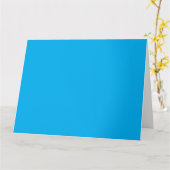 Blauwe Wenskaarten | Moderne Elegante Notities (Gele Bloem)