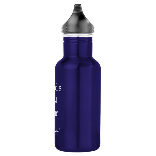  Blauwe Wereld beste mama Waterfles (Rechts)