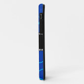 Blauwe wervelingen bruiloft gunsten Case-Mate iPhone case (Achterkant/links)