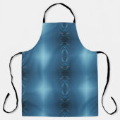 Blauwe wervelingen schort (Voorkant)