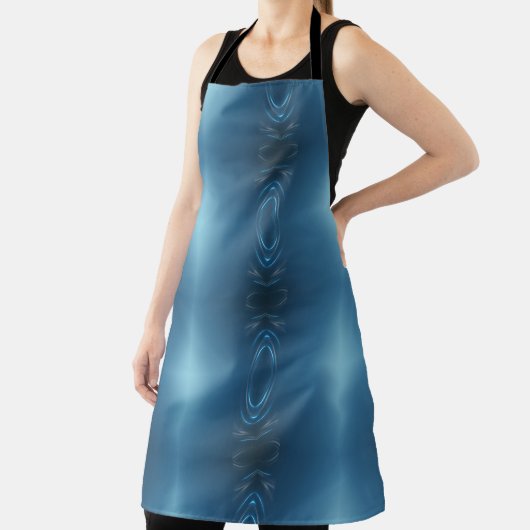 Blauwe wervelingen schort (Insitu)