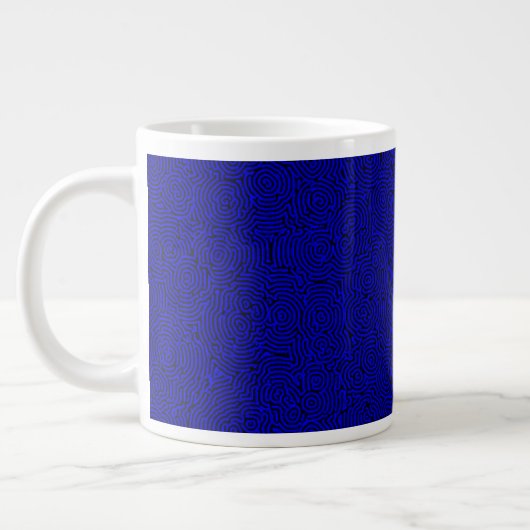 Blauwe Wervels 590ml Mok (Links)