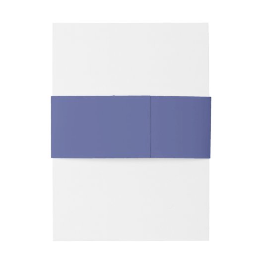 Blauwe Wildbloemen Elegante formele bruiloft Uitnodigingen Wikkel (Achterkant Voorbeeld)