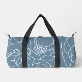 Blauwe Wilde Bloem Modern Plunjezak