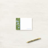 Blauwe Wilde Bloemen Post-It Notities Post-it® Notes (Op bureau)