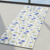 Blauwe Wilde Bloemenweide Yogamat