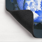 Blauwe wilde boomgaard muismat (Hoek)
