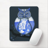 Blauwe wilde boomgaard muismat (Met muis)