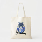 Blauwe wilde boomgaard tote bag (Voorkant)