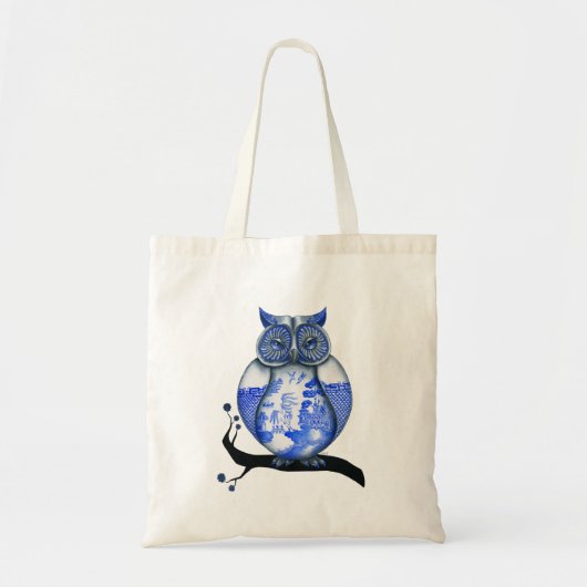 Blauwe wilde boomgaard tote bag (Voorkant)