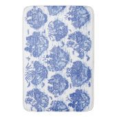 Blauwe wilde konijn Deer Fox Bird Toile Art Badmat (Voorkant Verticaal)