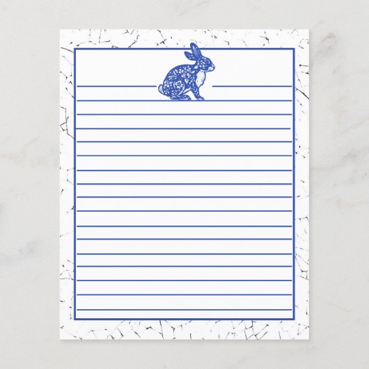 Blauwe wilde konijn uit keuken van de douane (Achterkant)