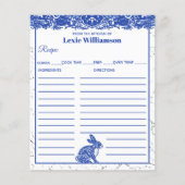 Blauwe wilde konijn uit keuken van de douane (Voorkant)