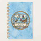 Blauwe Wilde Tuinplanner – Eigen Dagboek Planner (Voorkant)