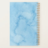 Blauwe Wilde Tuinplanner – Eigen Dagboek Planner (Achterkant)