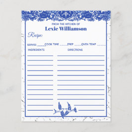 Blauwe wilde uit keuken van blauw en wit, aangepas