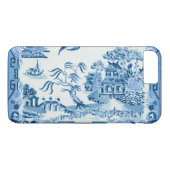 blauwe wilg Case-Mate iPhone case (Achterkant (Horizontaal))