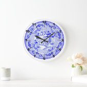 Blauwe wilg patroon [1912] grote klok (Huis)