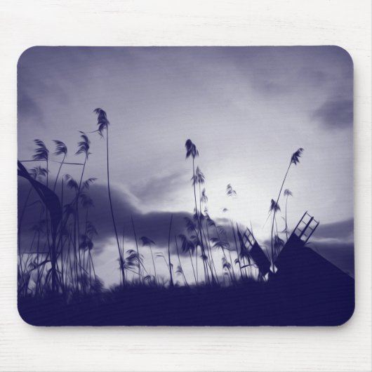 Blauwe wind muismat (Voorkant)