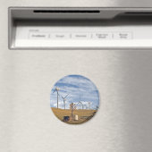 Blauwe windmagneet magneet (Insitu (Vaatwasser))