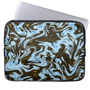 Blauwe winkelrand, laptophoes laptop sleeve