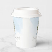 Blauwe winter baby is koud buiten baby shower papieren bekers (Rechts)