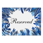 Blauwe winter bruiloft. Navy bloemenvoorbehouden t (Voorkant Horizontaal)