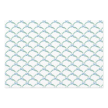 Blauwe Winter Coquette Kust Boog Slinger