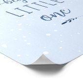 Blauwe Winter Droom Grote Kleine Een Kinderkamer D Poster (Hoek)