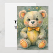 Blauwe Winter met Herten Kaart (Voorkant / Achterkant)