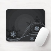 Blauwe Winter Muismat (Met muis)