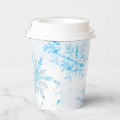 Blauwe Winter Onederland Hot Cocoa Bekers (Rechts)