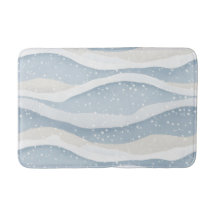 Blauwe Winter Sneeuwval Golf Gepersonaliseerd Patr
