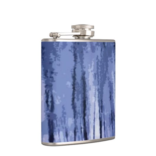 Blauwe winterBossen Heupfles (Rechts)